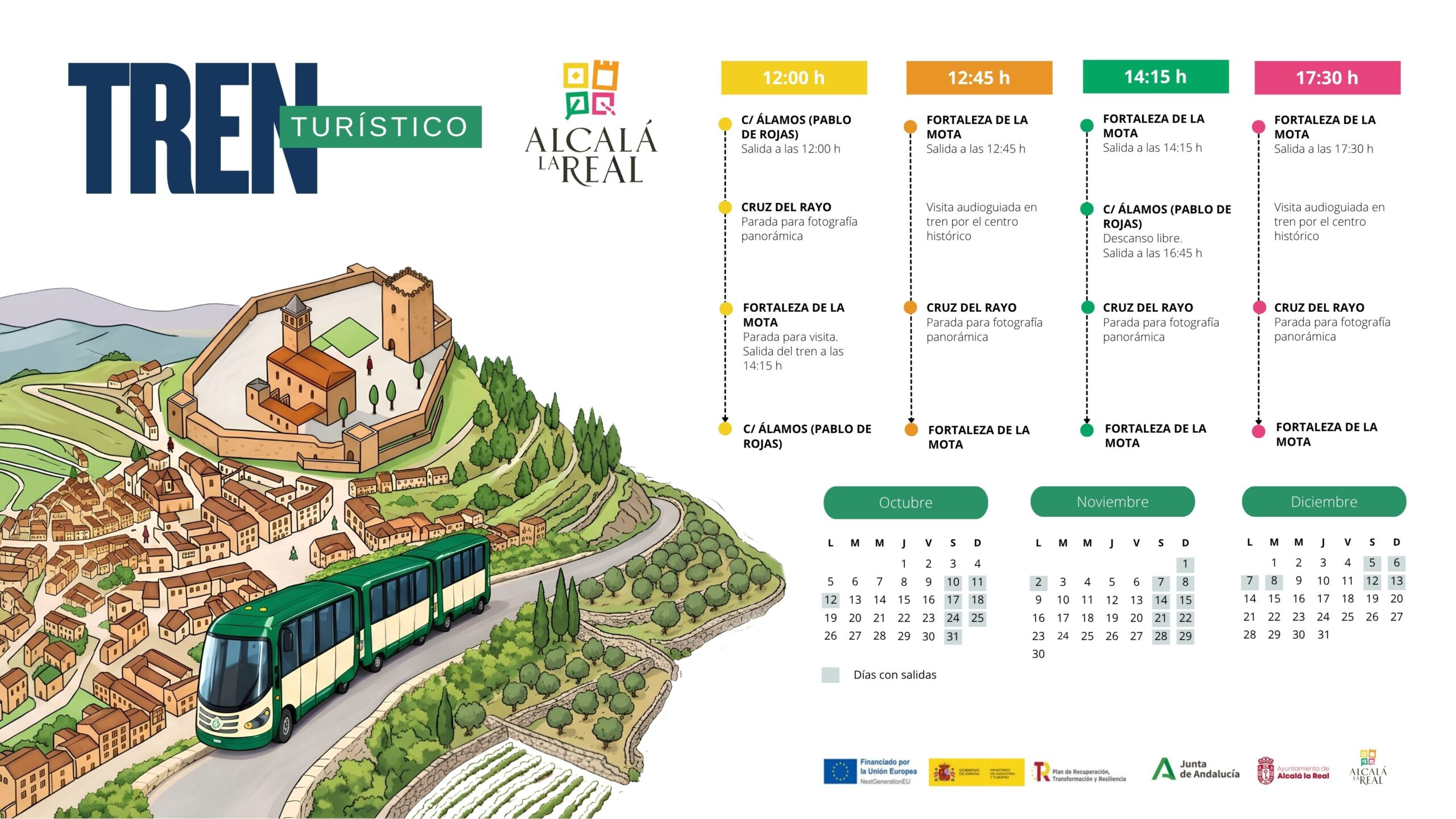 Tren turistico alcalá la Real
